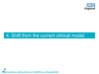 4. Shift from the current clinical model

46

@HelenBevan @SteveFairman1 #IHI25Forum #EnglishNHS

 