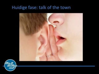 Huidige fase: talk of the town
 