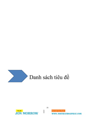 21
Danh sách tiêu đề
 