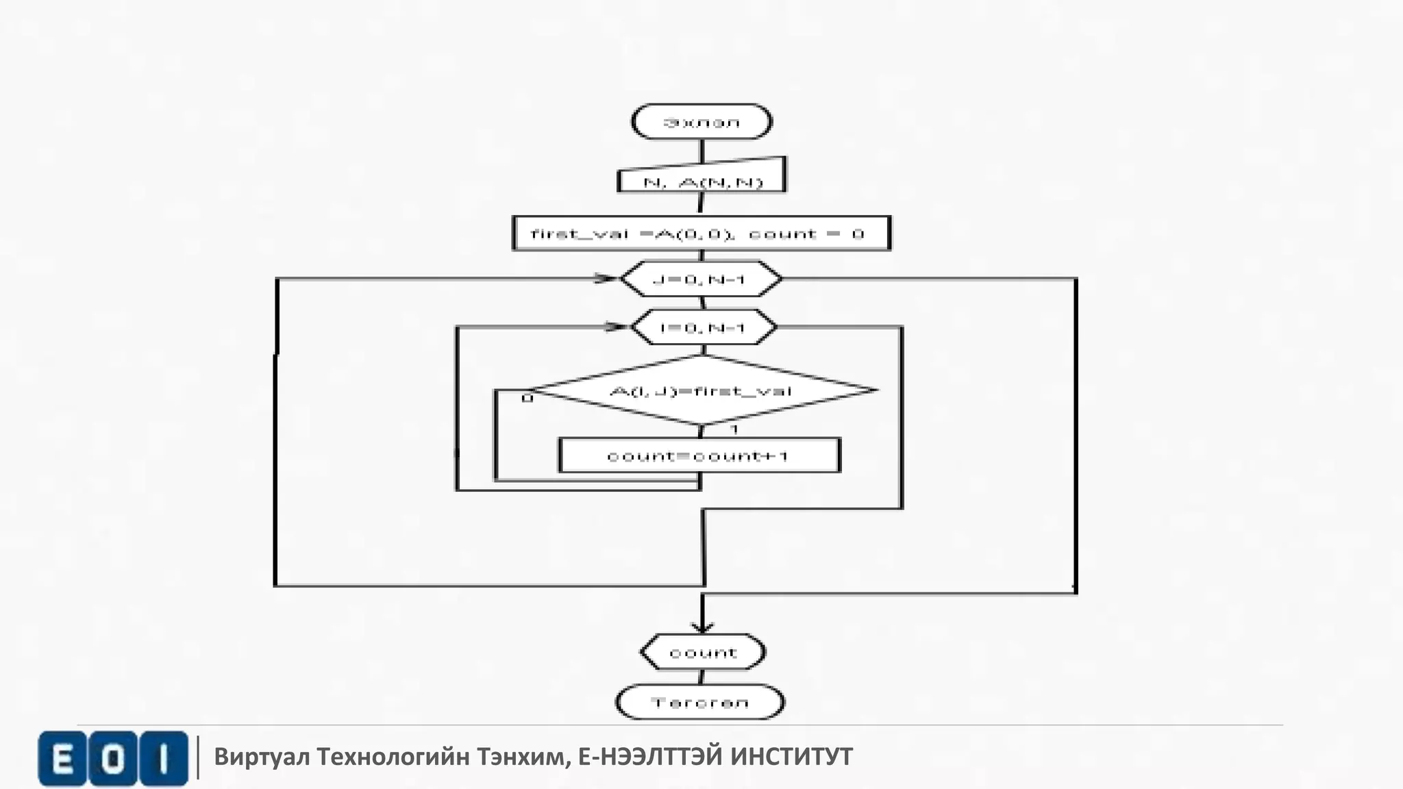 Виртуал Технологийн Тэнхим, Е-НЭЭЛТТЭЙ ИНСТИТУТ 
 