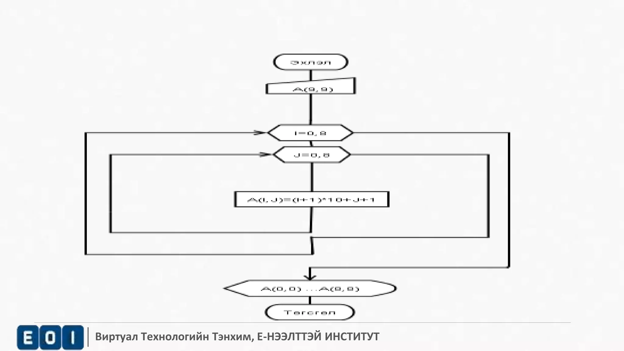 Виртуал Технологийн Тэнхим, Е-НЭЭЛТТЭЙ ИНСТИТУТ 

