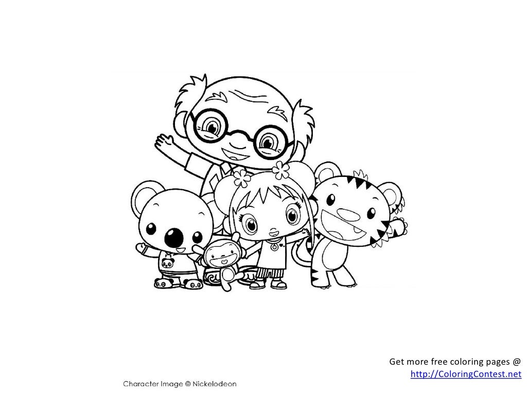 Free Ni Hao Kai Lan Coloring Pages - Free Ni Hao Kai Lan Coloring Pages