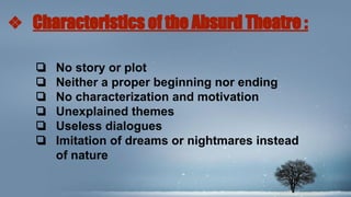 Absurd Types Waiting for godot as a absurd play | PDF