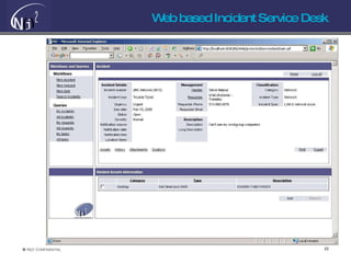 Web based Incident Service Desk 