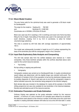 Frontier Rare Earths - Resource Estimate / Technical Report - NI 43 101 ...