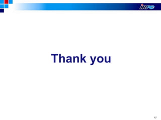 17
Thank you
 