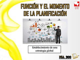 Establecimiento de una
estrategia global
 