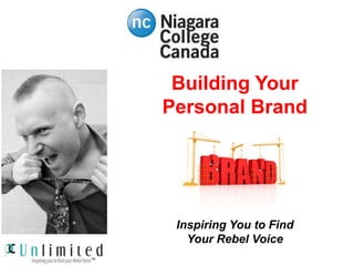 Building Your
Personal Brand
Inspiring You to Find
Your Rebel Voice
 
