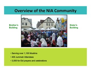 Overview	
  of	
  the	
  NIA	
  Community	
  

Brother’s                                    Sister’s
Building                                     Building




 • 
   
   
 