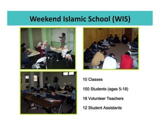 Weekend	
  Islamic	
  School	
  (WIS)	
  
 