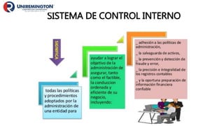 SISTEMA DE CONTROL INTERNO
 