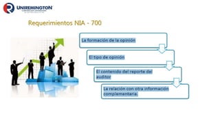 Requerimientos NIA - 700
 