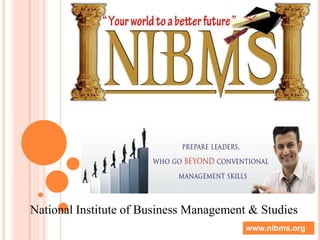 National Institute of Business Management & Studies 