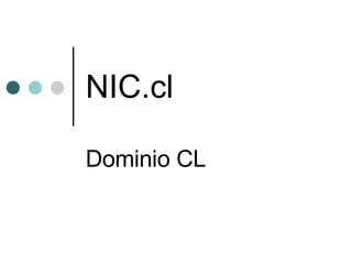NIC.cl Dominio CL 