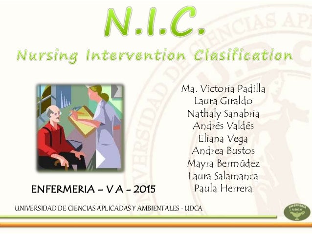 NIC - Clasificación de las intervenciones en enfermería