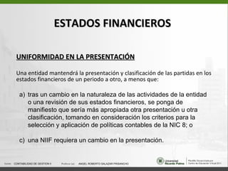 Nic 1 presentacion de estados financieros urp cont gestion ii Slide 15