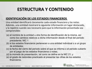 Nic 1 presentacion de estados financieros urp cont gestion ii Slide 16