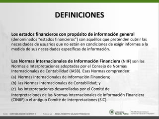 Nic 1 presentacion de estados financieros urp cont gestion ii Slide 3