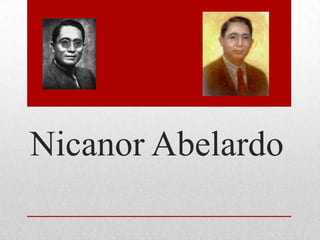 Nicanor Abelardo

 