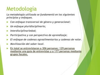 Análisis de cadenas de la leche en Nicaragua:Madriz, Nueva Segovia, Jinotega y Matagalpa