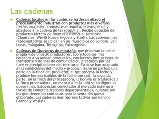 Análisis de cadenas de la leche en Nicaragua:Madriz, Nueva Segovia, Jinotega y Matagalpa