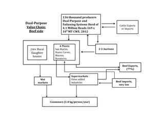 Análisis situacional de cadenas de valor de ganadería de doble propósito en Nicaragua