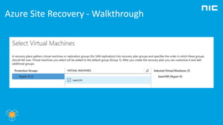Azure Site Recovery - Walkthrough
 