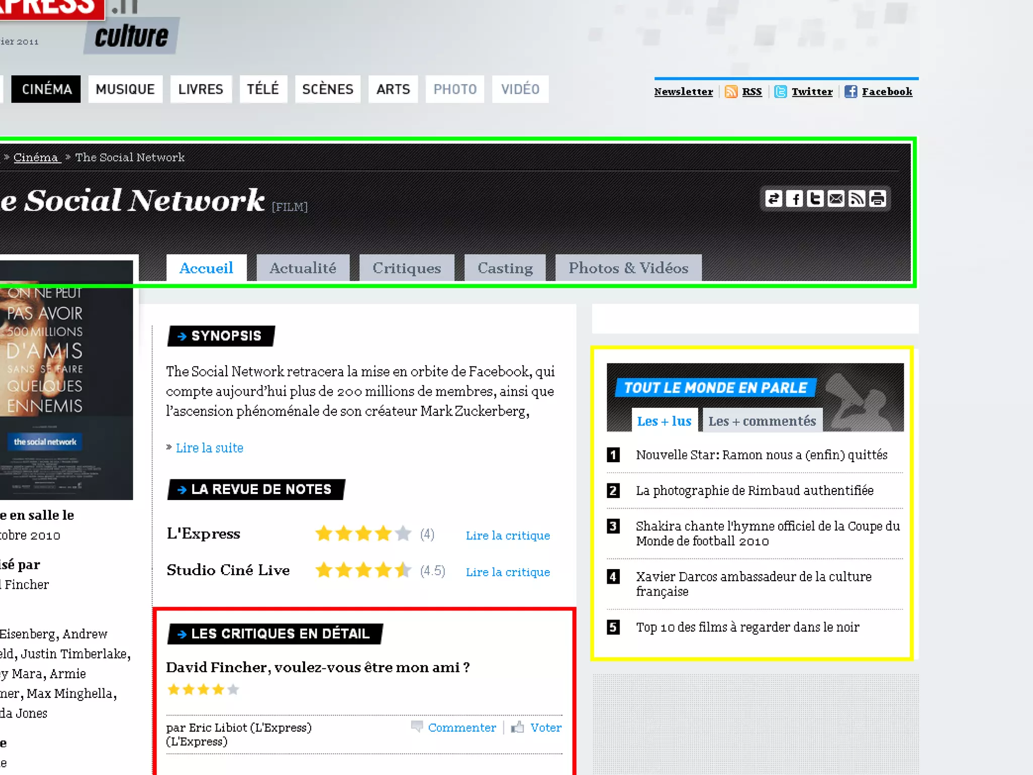 ESI : A page in lexpress.fr 