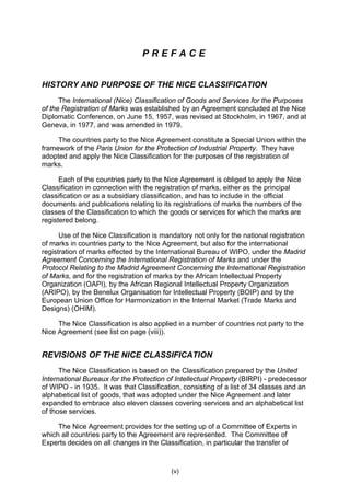 Nice classification for trade mark | PDF