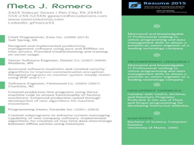 nice executive resume sample 2015 best resume samples 2015