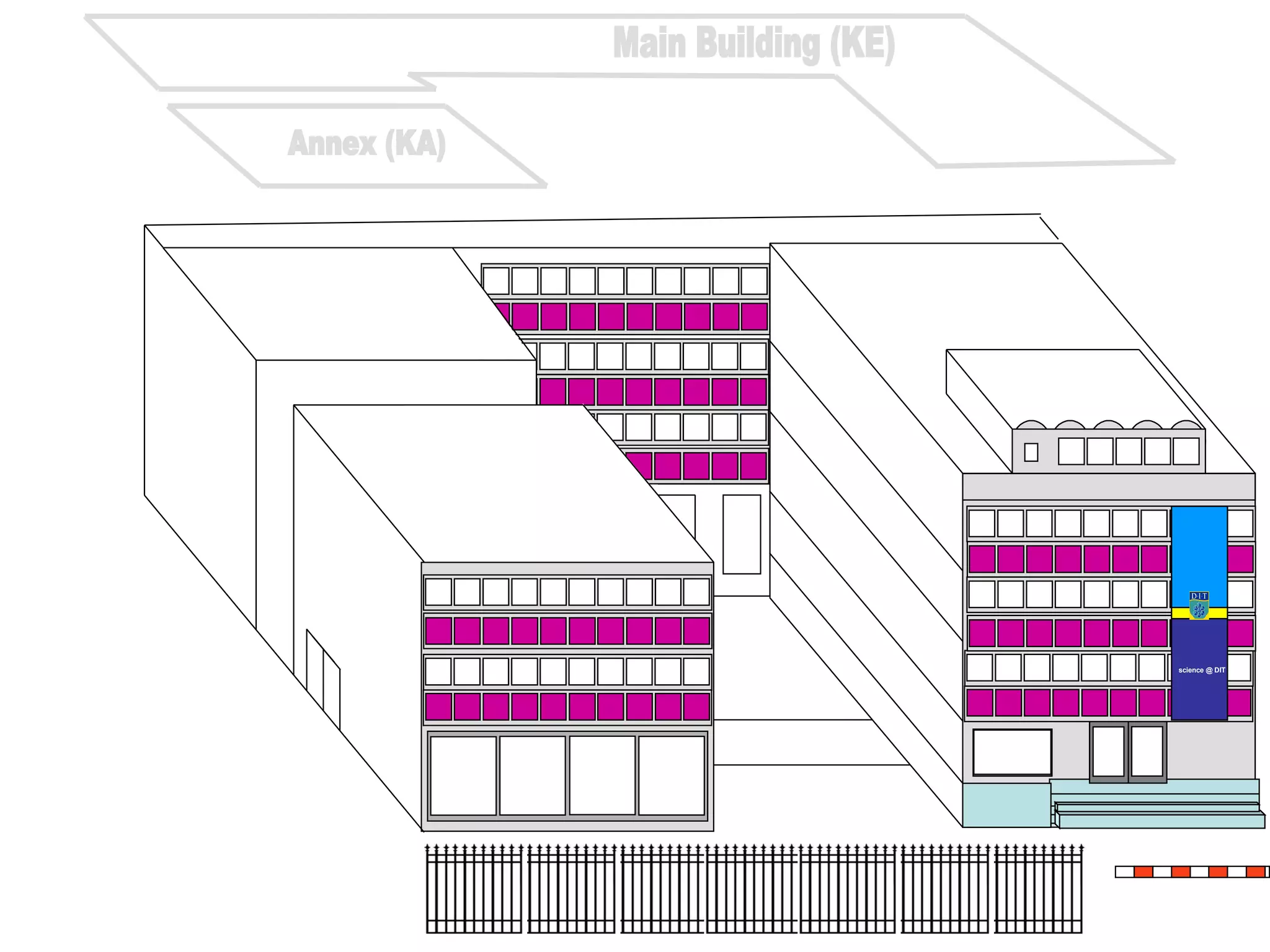 Annex (KA) Main Building (KE) To Annex Building science @ DIT