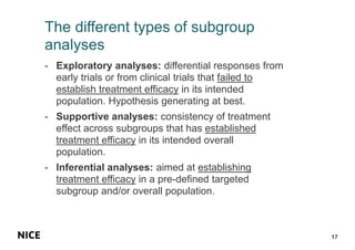 Subgroup Analysis Bad Example Statistical issues in subgroup analyses | PPT