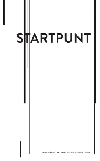 6.	STARTPUNT
6.1 SWOT Analyse
Voor je met de verschillende deelvragen aan de slag gaat is het belangrijk
om uit te vinden ...