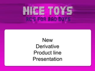 New
Derivative
Product line
Presentation
 