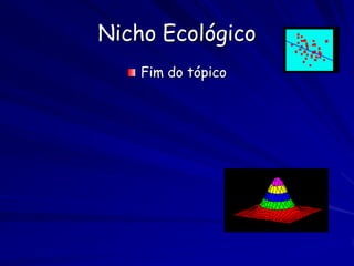 Nicho Ecológico
    Fim do tópico
 