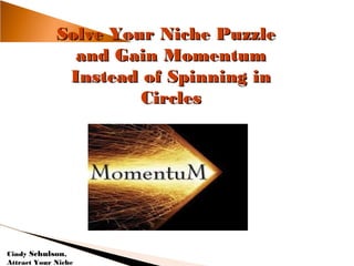 You Want to Grow and
               Evolve Your Niche as
               Your Business Evolves
                    and Grow...