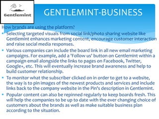 Niche social media sites in Business Purpose | PPT