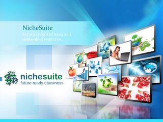 NicheSuite Logo Product Presentation NicheSuite For your needs of today and  demands of tomorrow… 