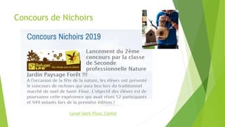 Concours de Nichoirs
Lycee Saint-Flour, Cantal
 