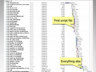 First script file




      Everything else
 