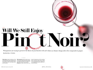 The past, present, and future of climate change and wine | PPTX