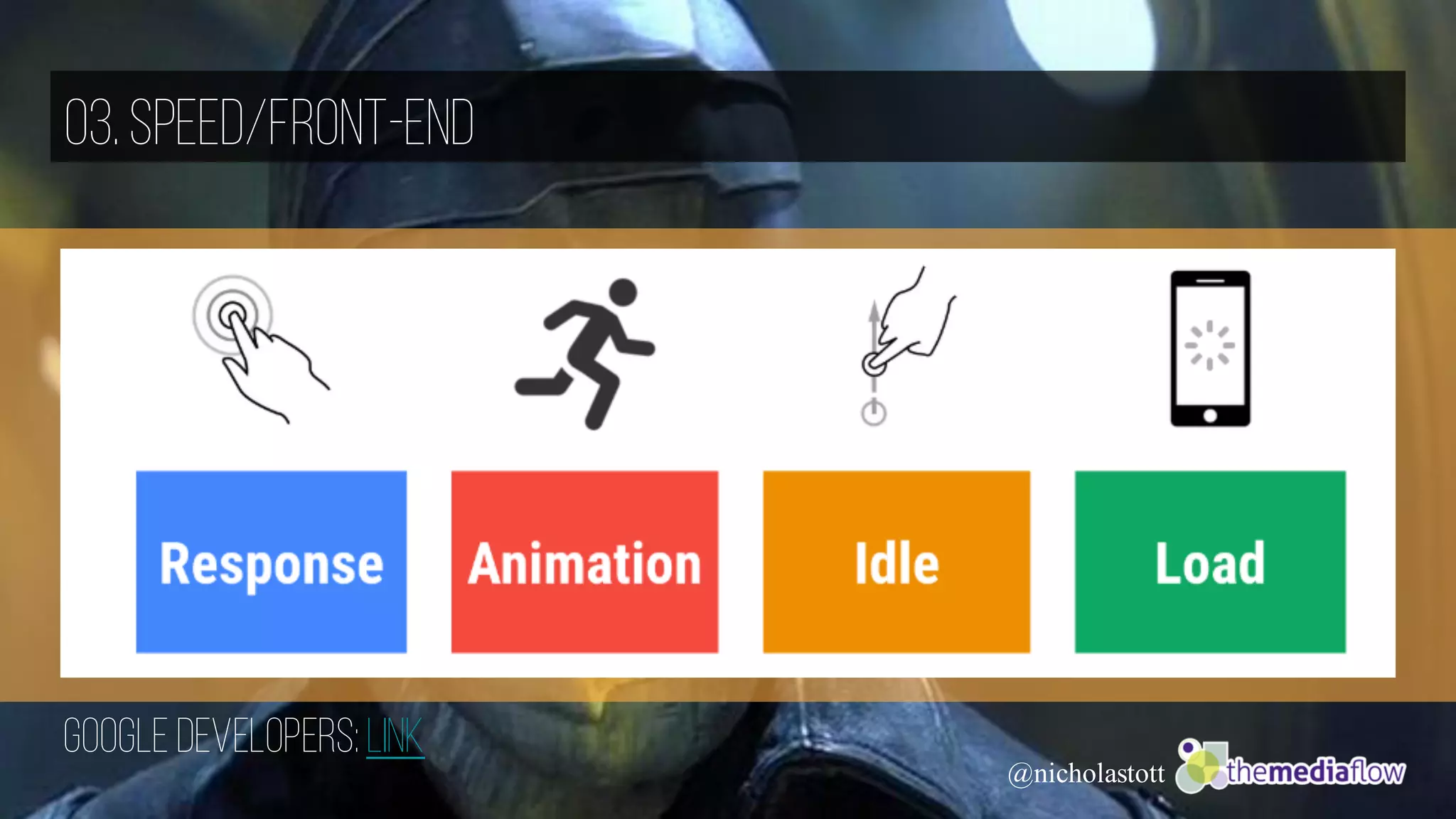03.Speed/Front-End
@nicholastott
Google Developers:Link
 