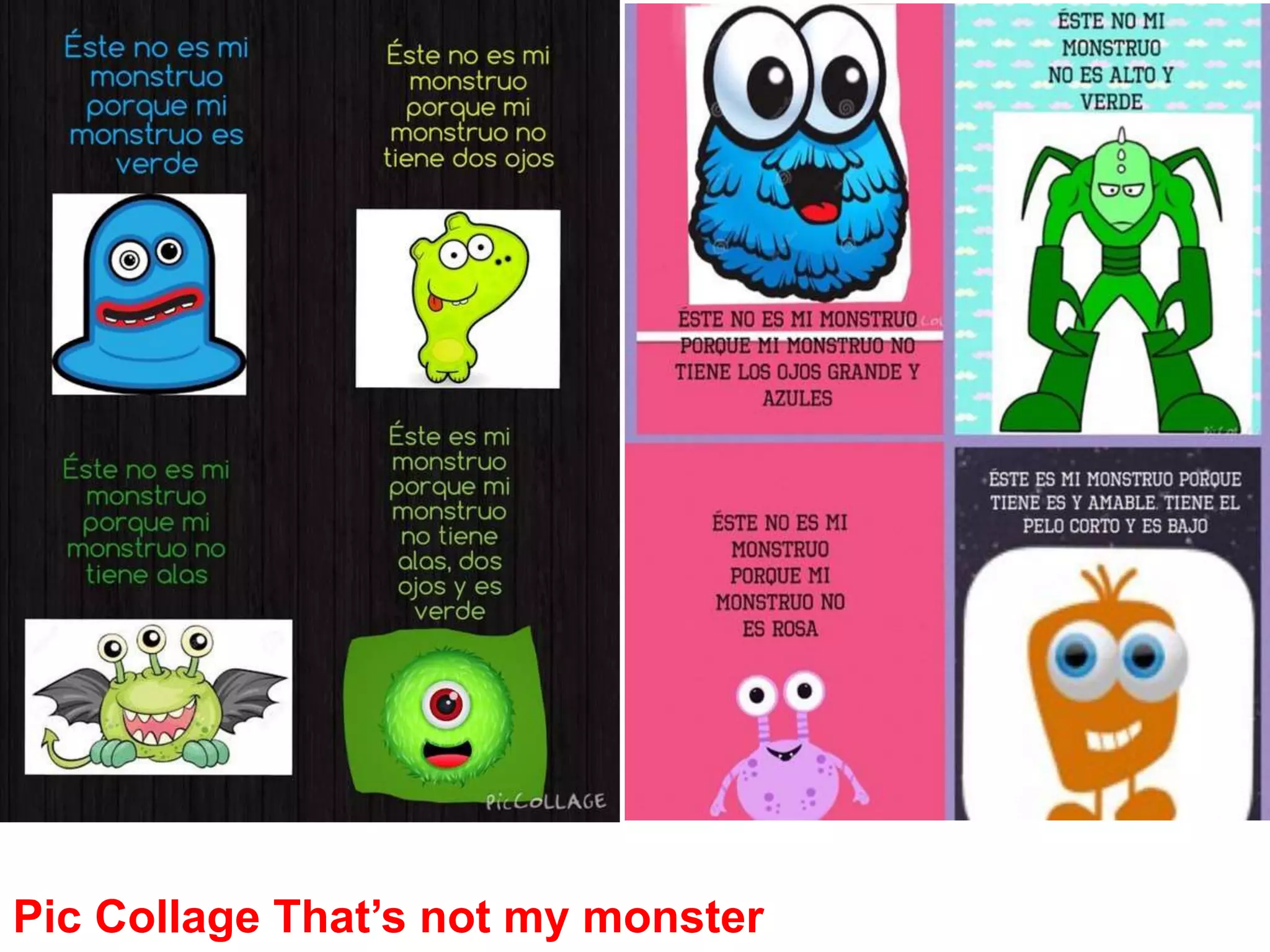 Pic Collage That’s not my monster
 