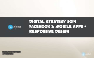 Digital Strategy 2014
Facebook & Mobile Apps +
Responsive Design

Nicholas Fritzkowski
October 2013

 