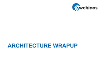 ARCHITECTURE WRAPUP
 