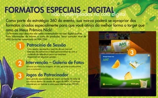 Associe sua marca às imagens do site, gerando envolvimento
com o conteúdo.
 