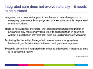 Nick Goodwin - Bringing integrated care to life | PPT
