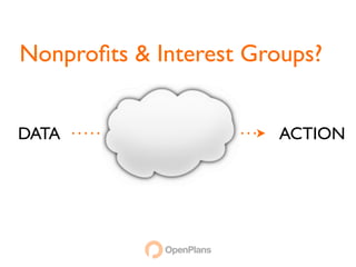 Nonproﬁts & Interest Groups?


DATA                    ACTION
 