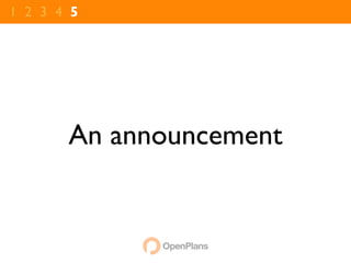 1 2 3 4 5




       An announcement
 