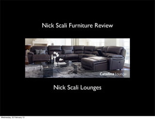 Nickscali furniture reviews Sales Records PPT